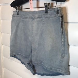 Amuse Society Light Blue Jean Shorts